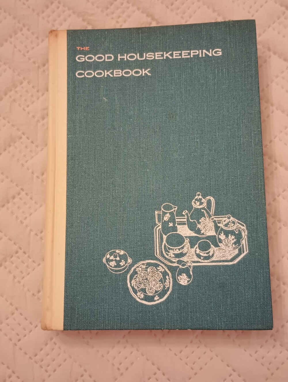 The Good Housekeeping Cookbook Teal Hardcover 1963 First Edition Vintage